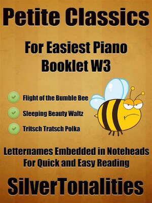 cover image of Petite Classics for Easiest Piano Booklet W3
